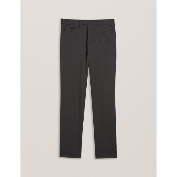 Ted Baker Nounds Micro Brown Houndstooth Slim Fit Trouser Dress Pants 30 - Picture 5 of 11